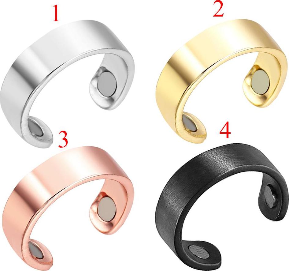 Fashion Design  Ring Open Partner Rings Wedding Band  Jewelry, 7mm In Diameter
