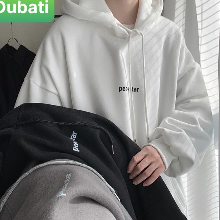 ÁO HOODIE NAM NỮ, ÁO KHOÁC NỈ IN HÌNH CHỨ PEACE STAR FROM RỘNG DÀI TAY - DUBATI FASHON