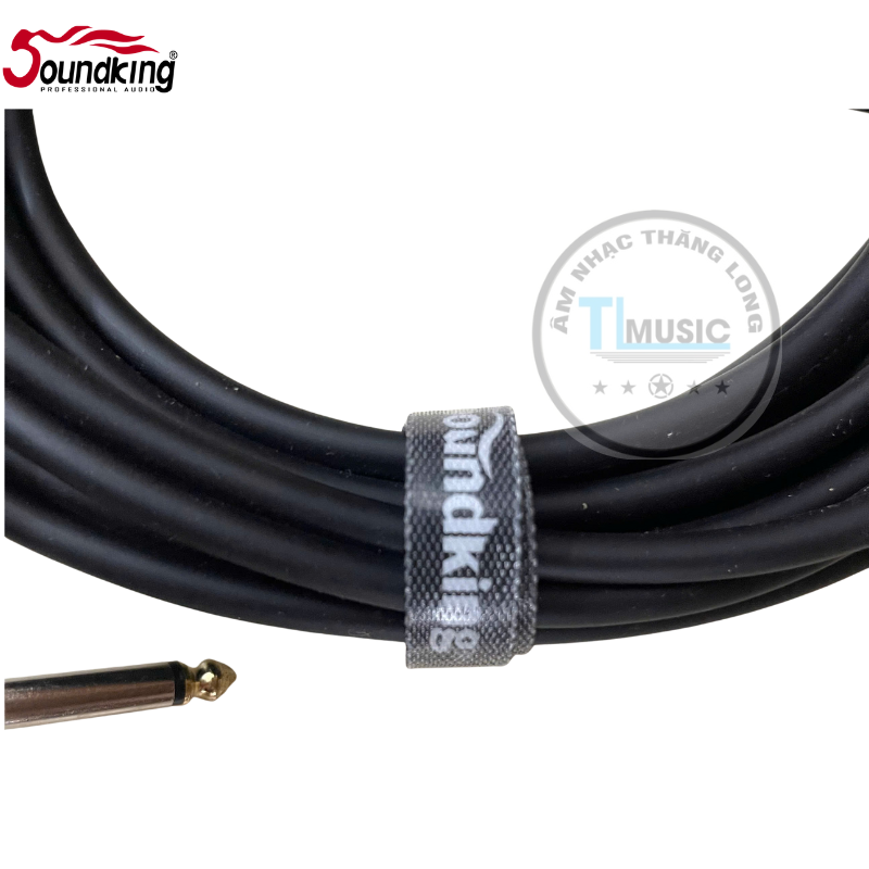SOUNDKING BJJ287-6M/3M INSTRUMENT CABLE - Dây Cáp Tín Hiệu 6 Ly Cho Nhạc Cụ Guitar, Organ, Piano