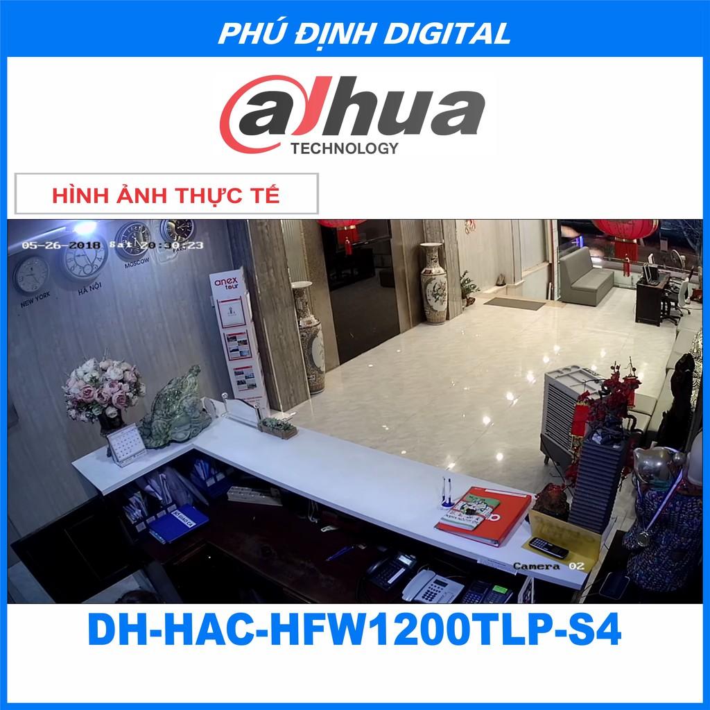 Camera HDCVI 2MP 40m hồng ngoại Dahua mã DH-HAC-HFW1200TLP-S4 - Hàng Chính Hãng