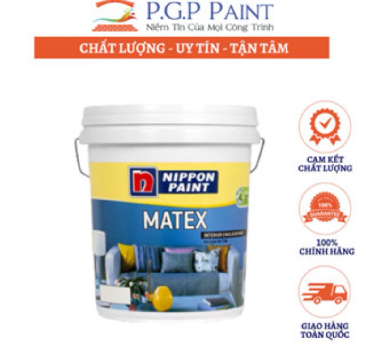 Sơn nội thất Matex Đen
