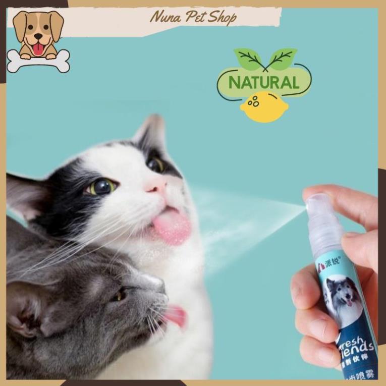 Xịt thơm miệng cho chó mèo Fresh Friend 14ml