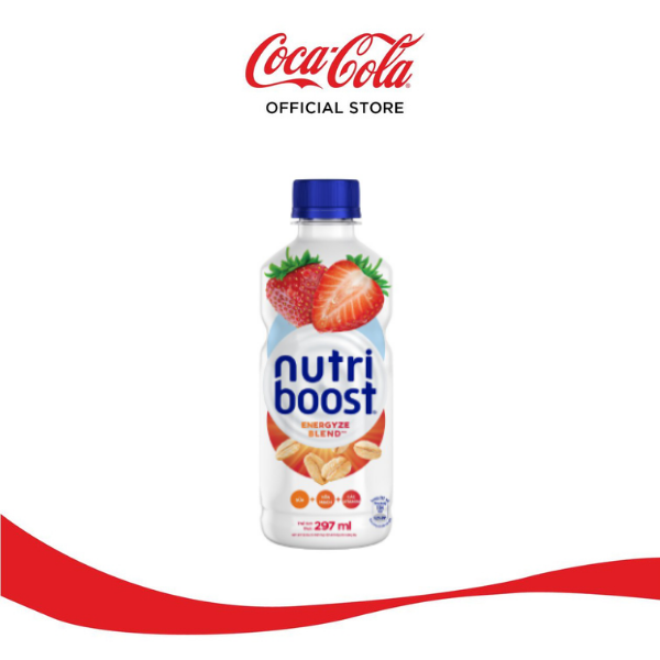 Lốc 6 Chai Sữa Nutriboost Thế Hệ Mới Hương Dâu (297ml/chai)