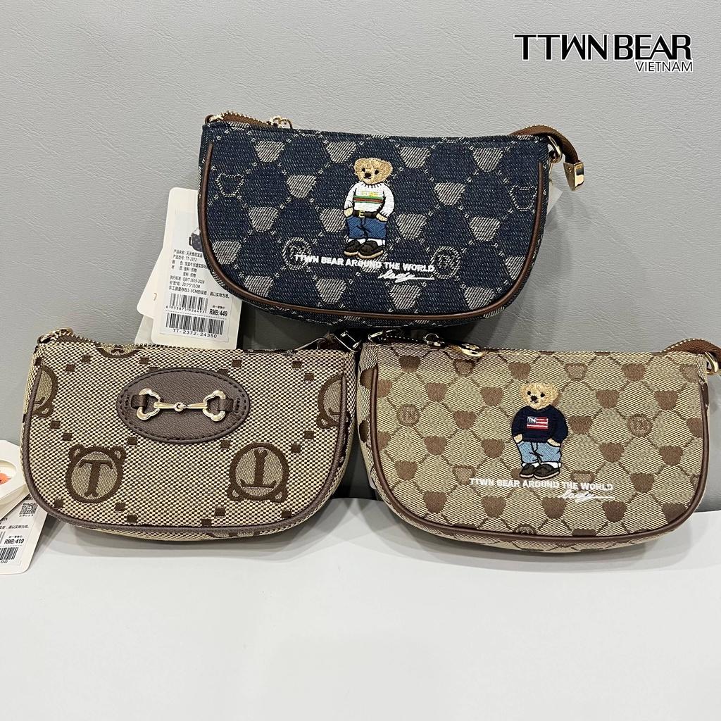 Túi xách nữ  TT2372 đeo vai, đeo chéo đi dự tiệc, đi chơi chính hãng TTWN BEAR