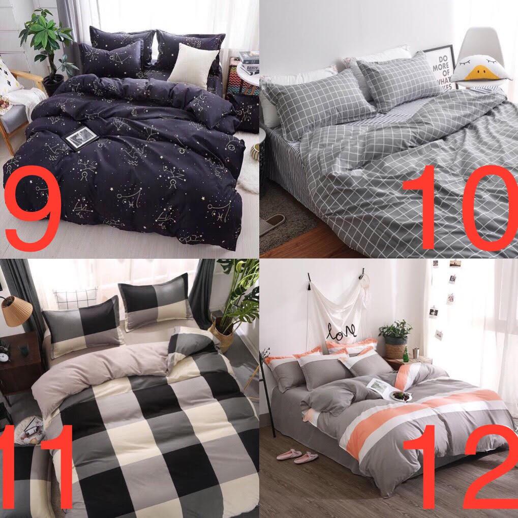Bộ chăn ga gối phong cách Hàn Quốc hiện đại