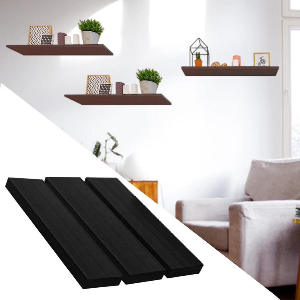SET OF 3 WALL MOUNTED FLOATING SHELVE DISPLAY STORAGE SHELF