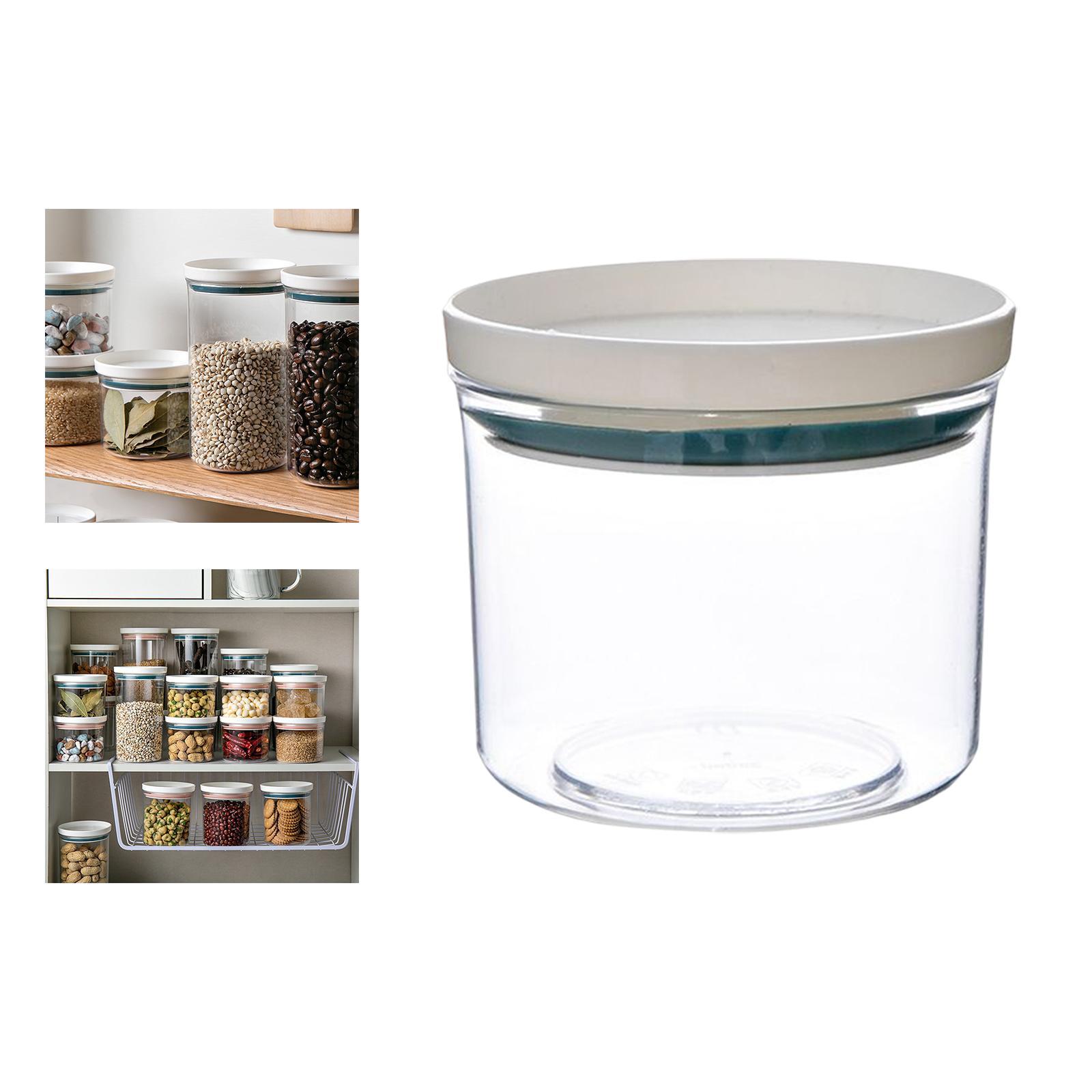 Storage Jar with Airtight Lids Clear Jar Food Storage Jar for Tea