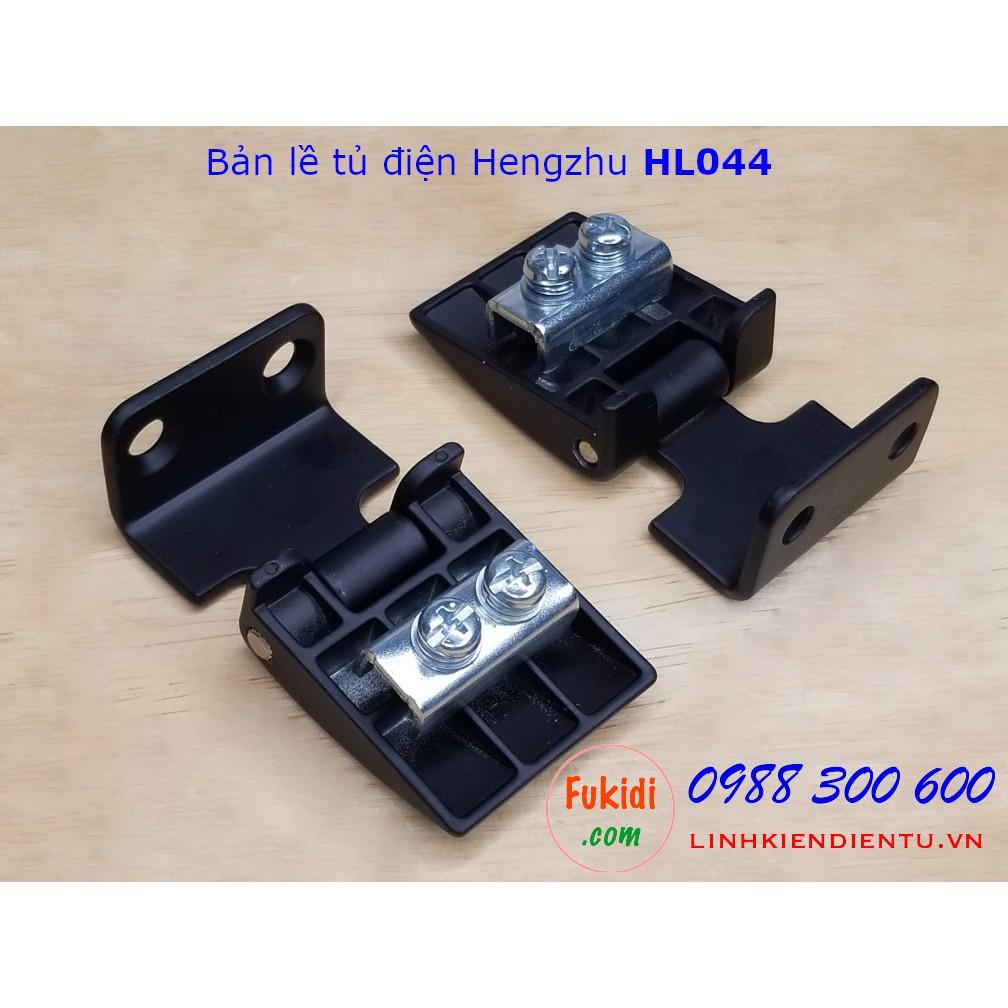 Bản lề tủ điện HL044 chất liệu hợp kim kẽm, size 46x40mm màu xanh và đen - HL044G | HL044B