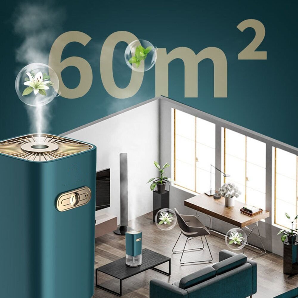 Máy khuếch tán hương thơm, khử mùi tự động nội thất ô tô, văn phòng, nhà ở 80ML Electric Aroma Diffuser Timer
