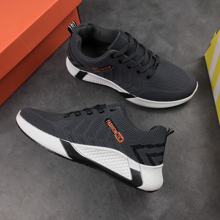 Giày Thể Thao Sneaker Nam , Đế Êm, Nhẹ Thoáng Khí, Thích Hợp Đi Chơi, Đi Hoc, Đi Làm, Đế Cao Su Đúc, Chống Trơn Trượt, Hạn Chế Mòn Đế, Miếng Lót Giày Cấu Trúc Tổ Ong Tạo Cảm Giác Êm S336