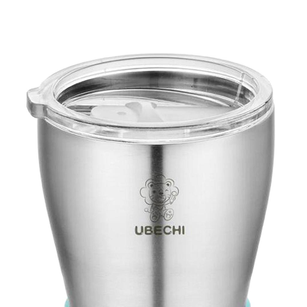 2Pcs Stainless Steel Water Coffee Tea Cup Juice Mug Bar Kitchen Pink Green