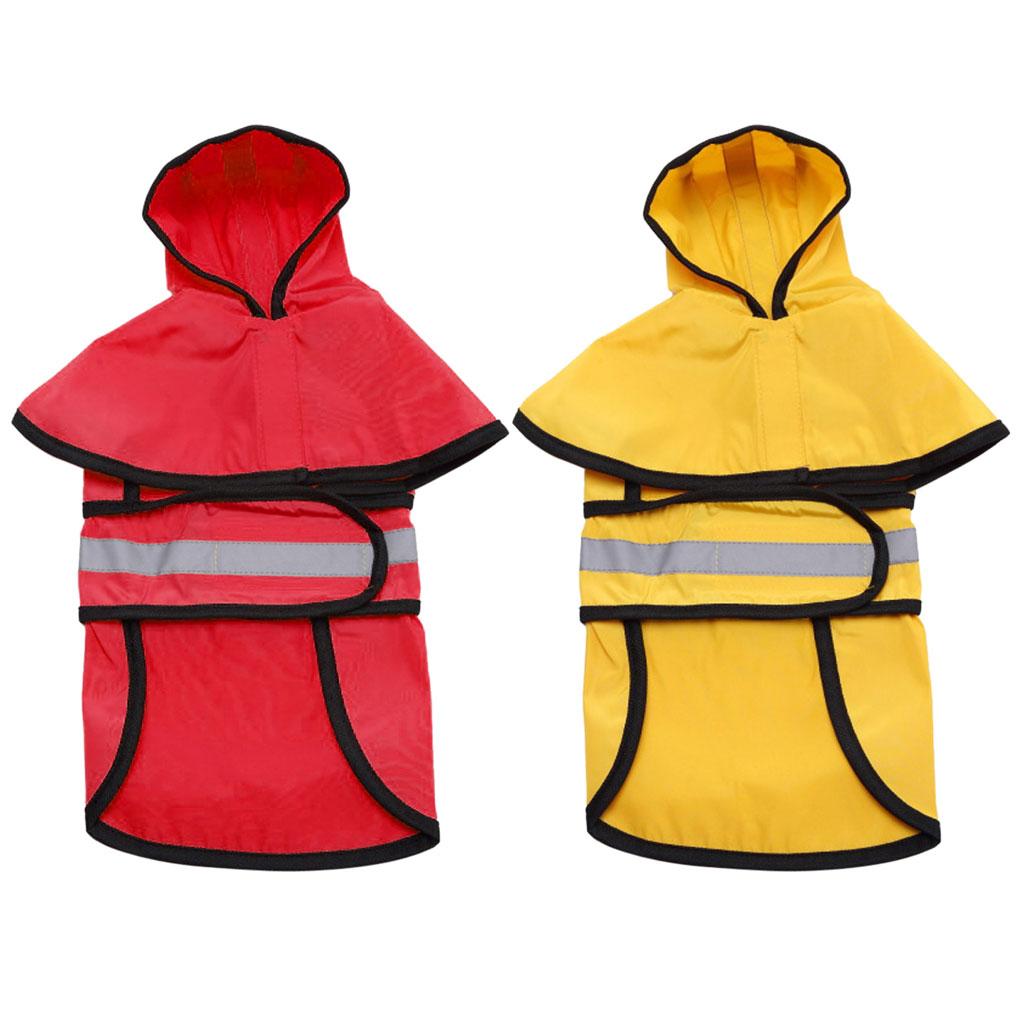Dog Raincoat Raincoat Reflective Rain Rainwear Safety For Small Dog