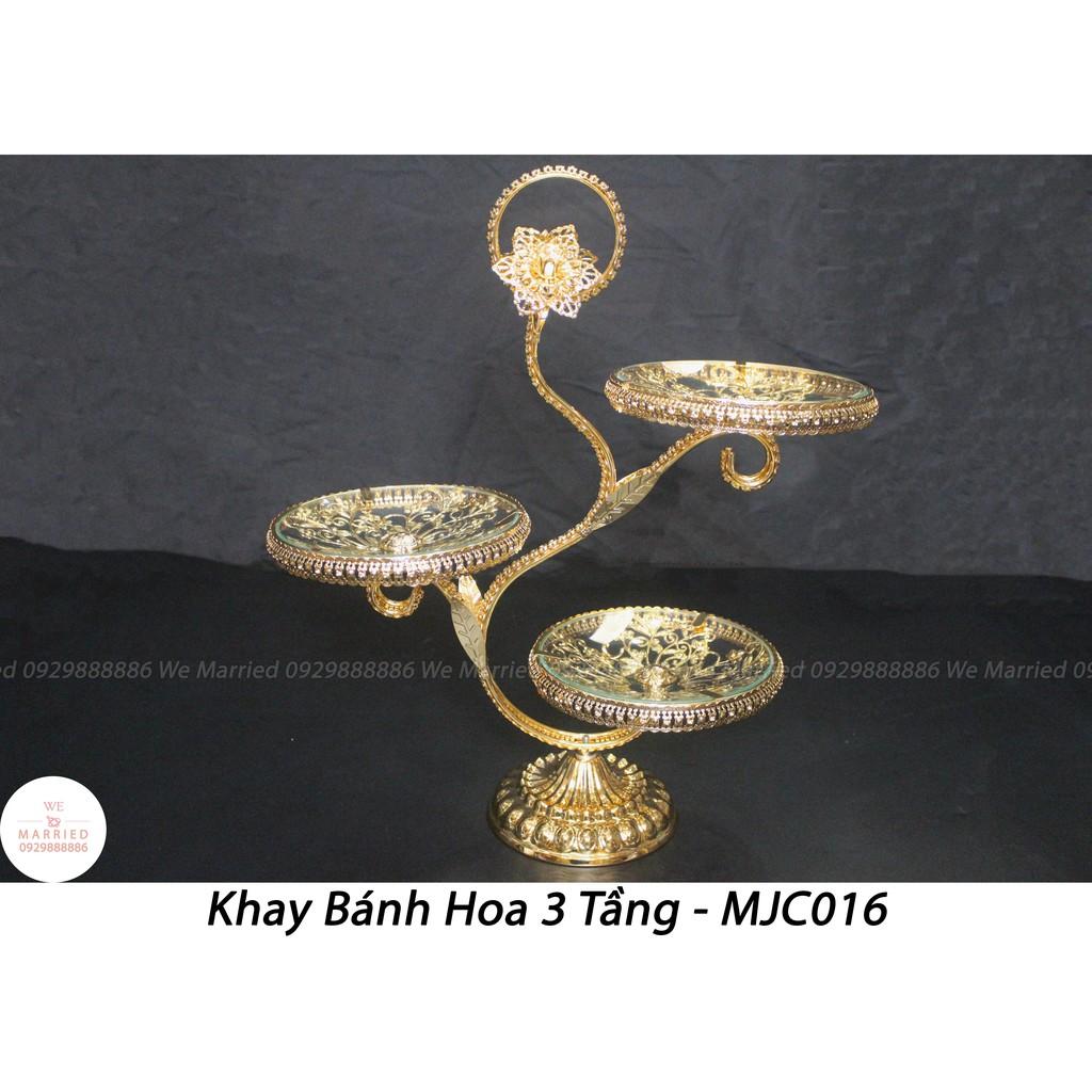 Khay Bánh Hoa 3 Tầng MJC016