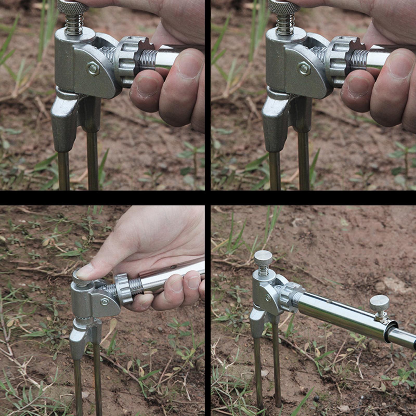 Ground Fishing Rod Holder Stand Adjustable Fish Rods Support