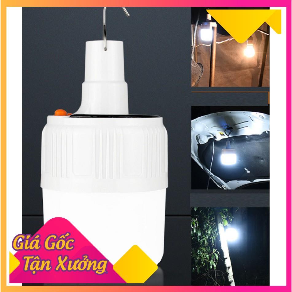 Bóng Đèn Buld Tích Điện V51 Siêu Sáng 2 Chế Độ Sạc Pin Và Năng Lượng Mặt Trời TP'S