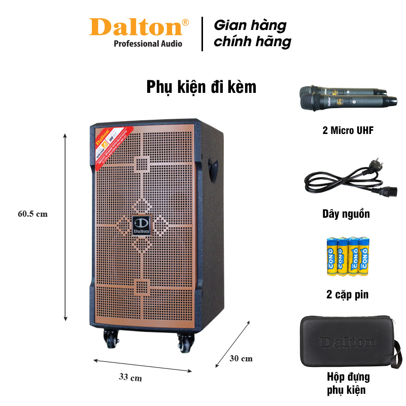 Loa karaoke Dalton TS-10G250N công suất 300W, Bass loa 2.5 tấc - HÀNG CHÍNH HÃNG ( BẢO HÀNH 12 THÁNG