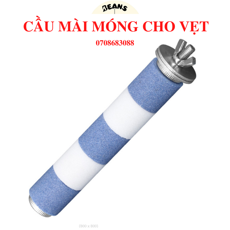 Cầu mài móng cho vẹt chất liệu cao cấp dài 20cm đường kính 2cm