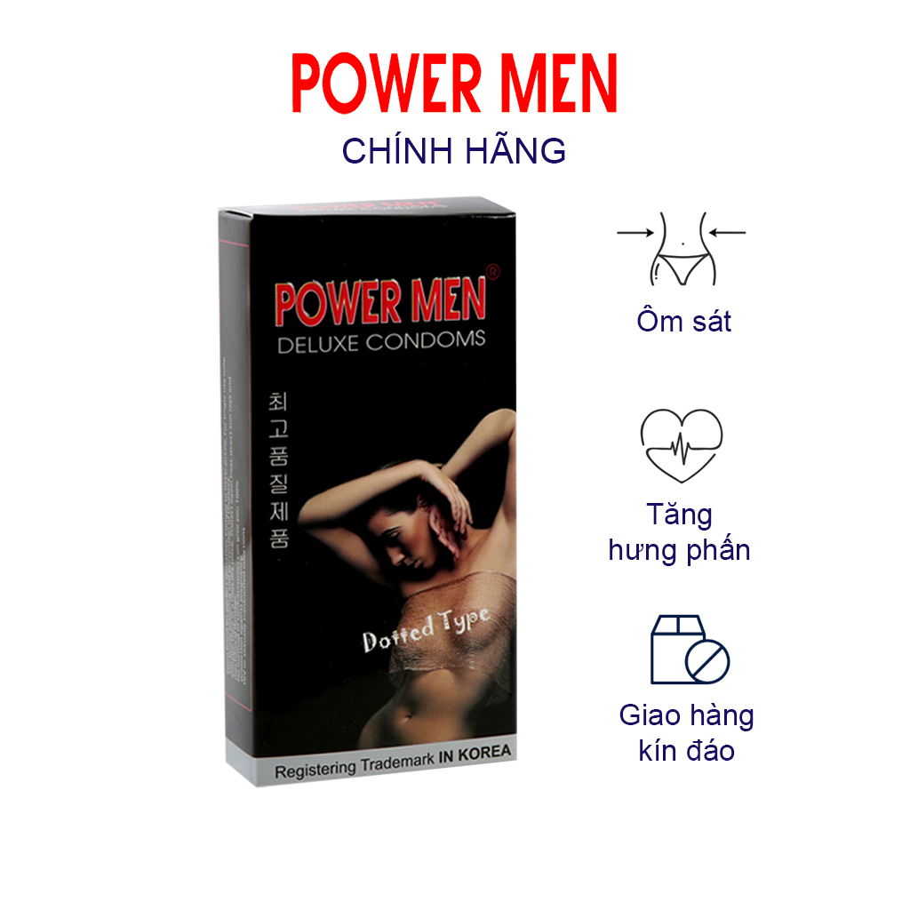 Bao cao su Powermen Dotted 12C