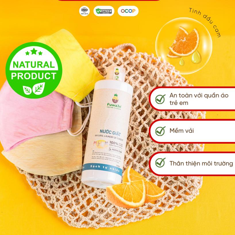 [ Nước giặt Fuwa3e size mini du lịch 100ml ] an toàn giặt quần lót và giặt đồ trẻ em