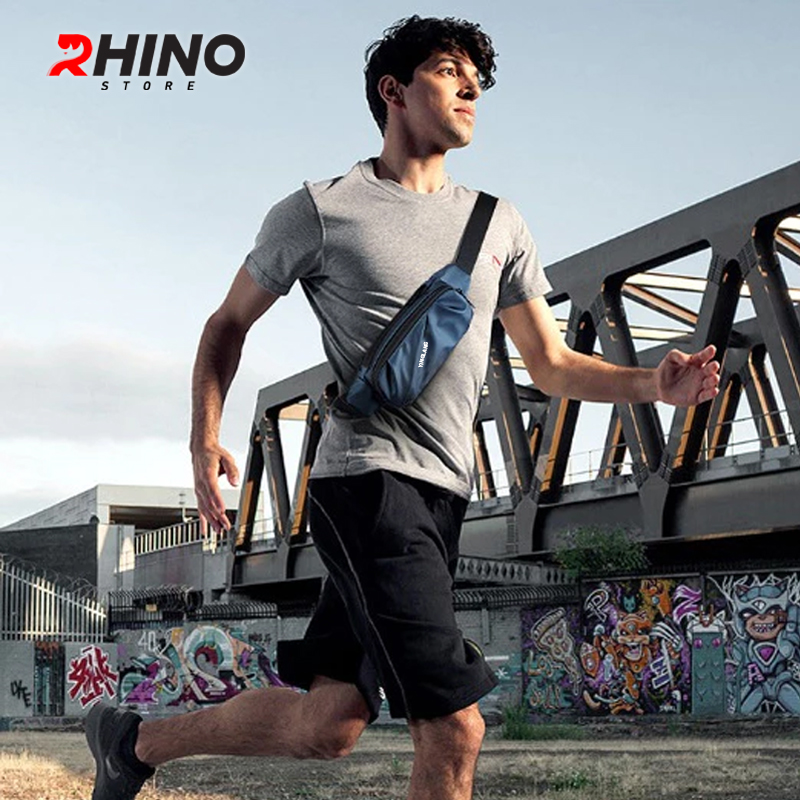 Túi đeo chạy bộ thể thao Rhino B407 nam nữ vải không thấm nước hàng chính hãng