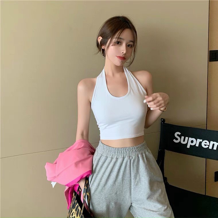 Áo Thun Croptop Tròng Đầu Siêu Cá Tính