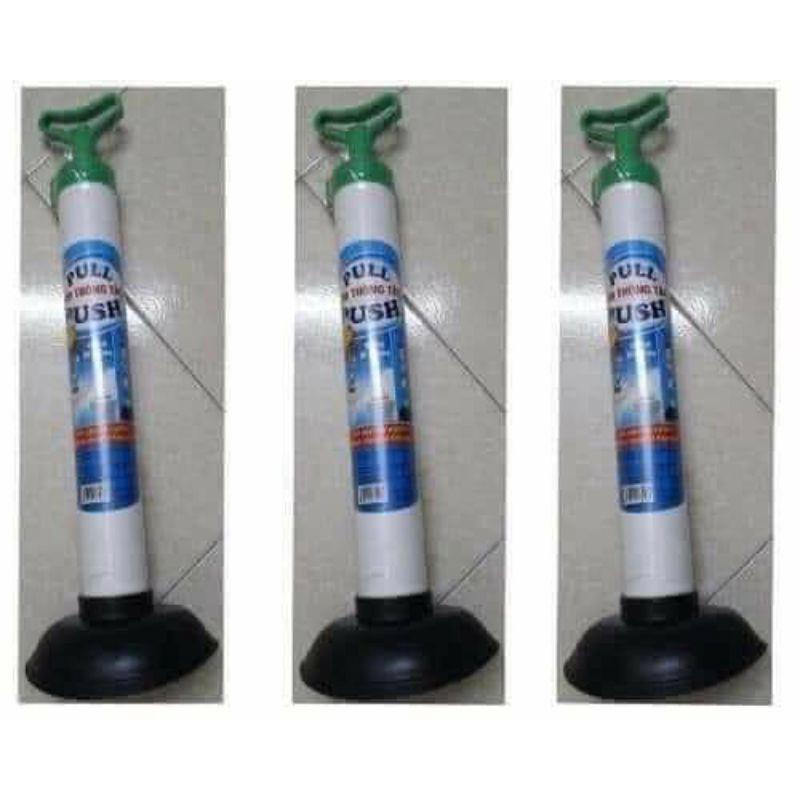 Thụt vệ sinh thông tắc chậu rửa/bồn cầu bằng inox và nhựa Thông minh