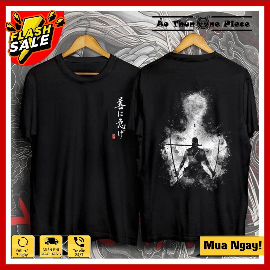 Áo thun One Piece - Áo Anime in hình Luffy Gear 5, Zoro siêu chất, mẫu mới