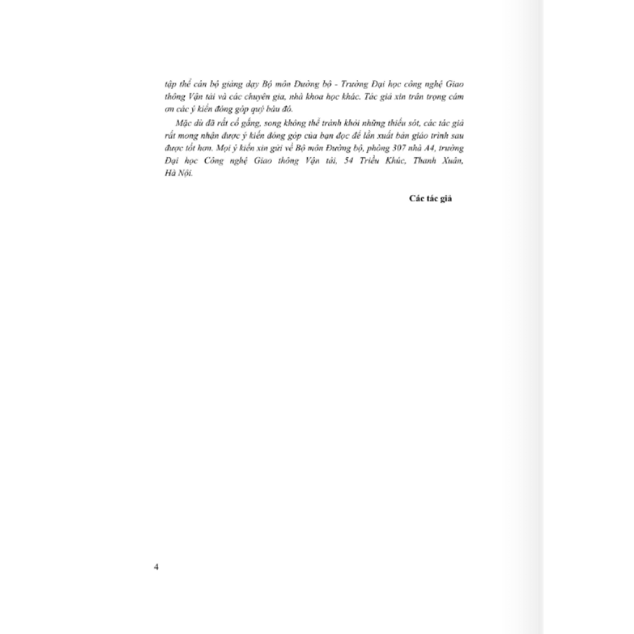 Giáo Trình Quản Lý Khai Thác Đường