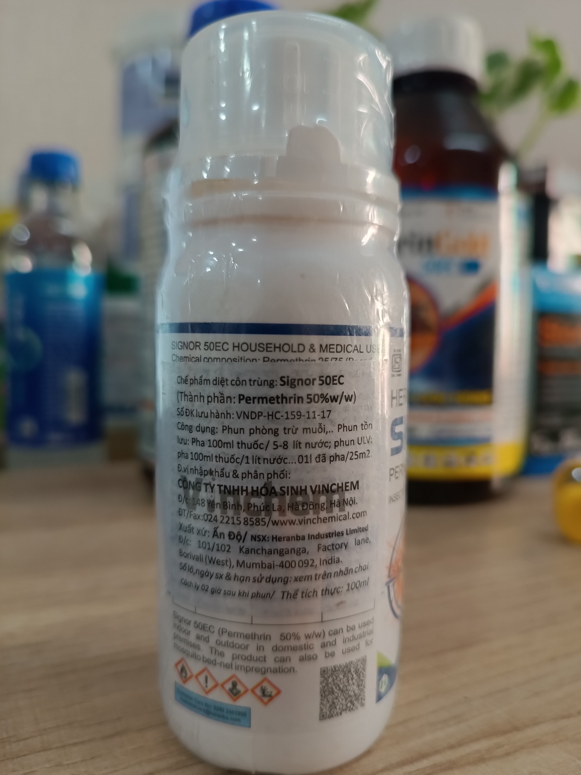 Chế phẩm Diệt Muỗi SIGNOR PERMETHRIN 50EC 100ml Xuất Xứ Ấn Độ, Diệt Muỗi, Côn Trùng Sâu Bệnh - Homecare