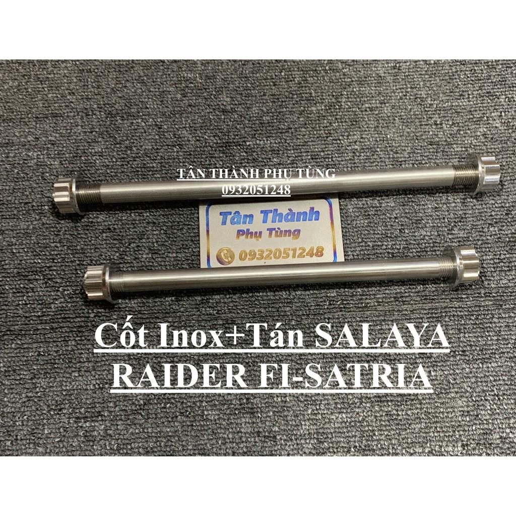 Cốt Inox kèm Tán đầu bích dành cho RAIDER FI-SATRIA