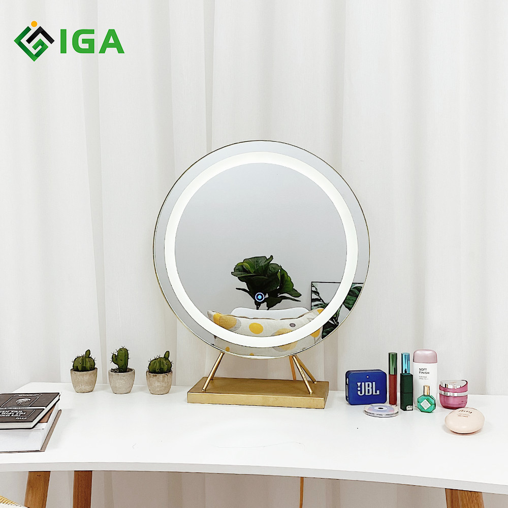 Gương Bàn Trang Điểm Viền Led Mirror T Phong Cách Hàn Quốc - GN23