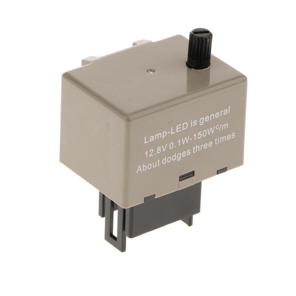 8-Pin Speed Adjustable LED Flasher Relay Fix Turn Signal