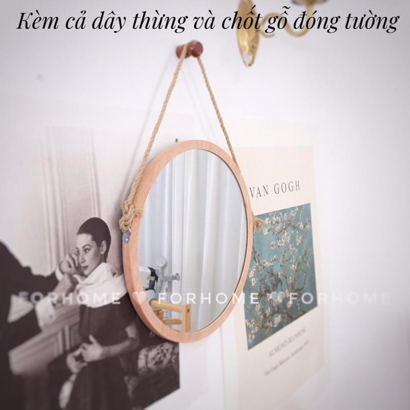 Gương Tròn Treo Tường Decor Full Phụ Kiện ️ ️HÌNH THỰC TẾ ️ Sản phẩm của Nội Thất FOR HOME