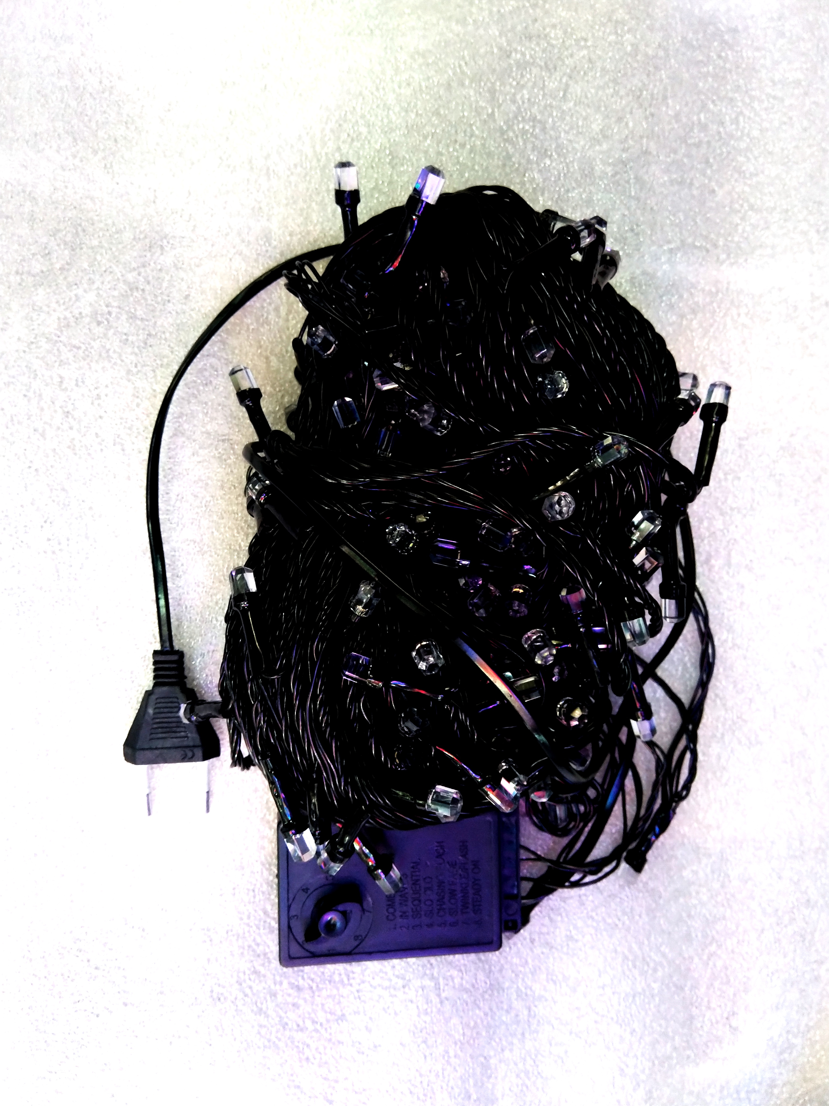 Dây đèn led nháy trang trí 50m  - Màu trắng