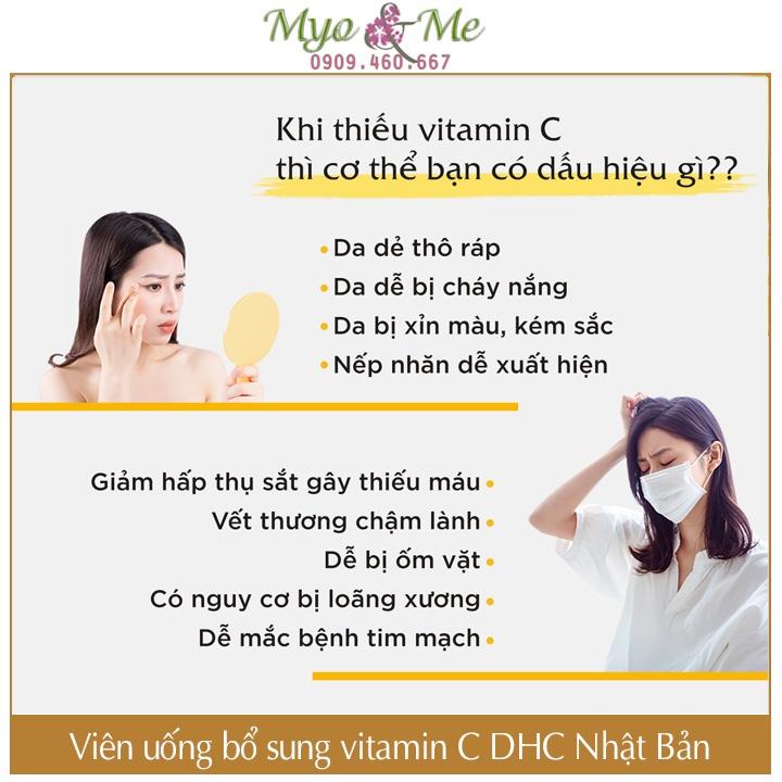 Viên uống bổ sung Vitamin C DHC Nhật Bản