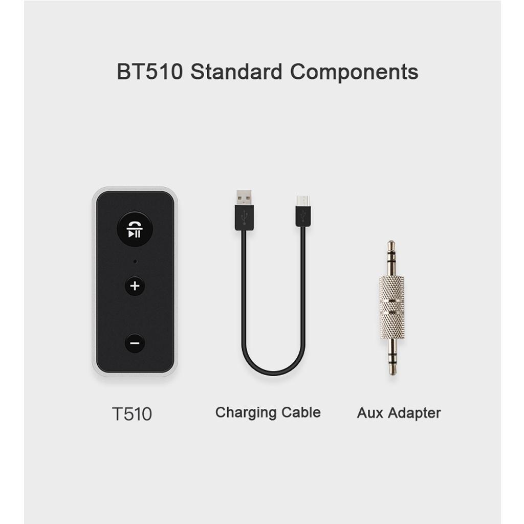 Wireless Bluetooth 5.0 + EDR Receiver 3.5mm HIFI AUX Audio Home Car Adapter