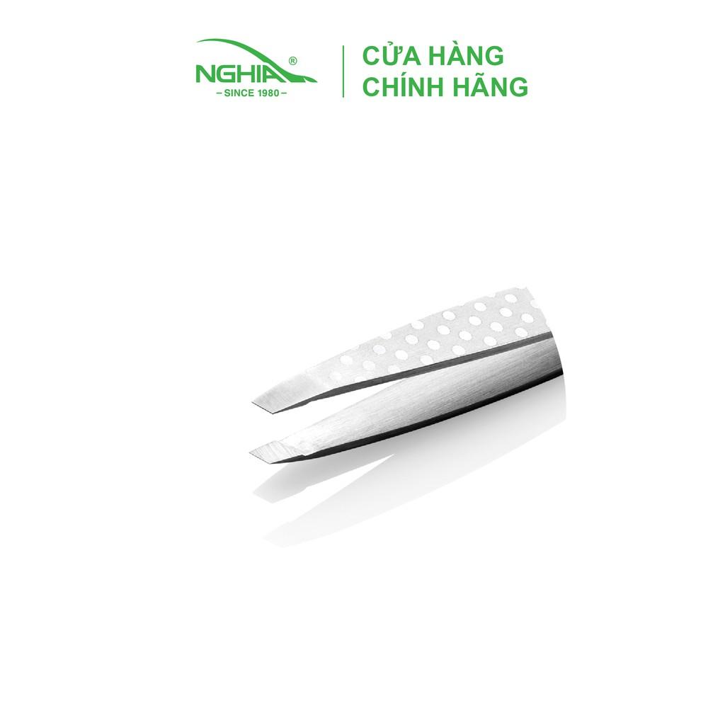 Nhíp Nhổ Lông Mày Thép Không Gỉ Inox Cao Cấp Kềm Nghĩa N417