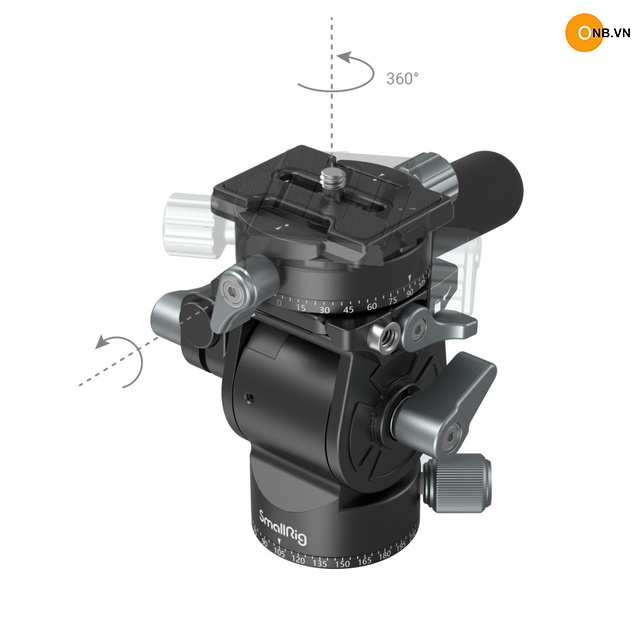 SmallRig Lightweight Fluid Video Head 3457