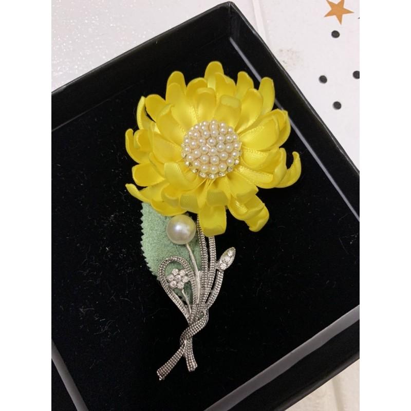 Hoa cài áo hanmade kèm hộp