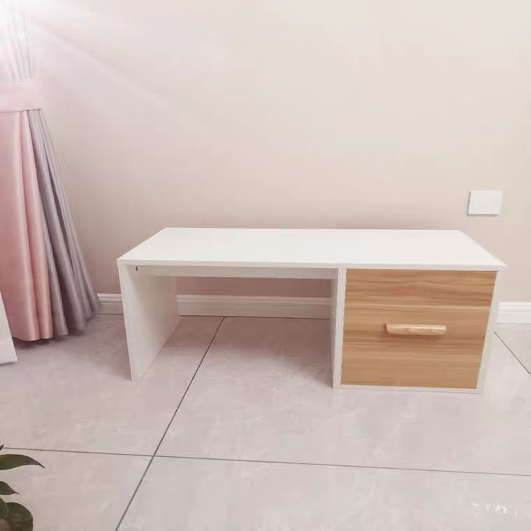 Bàn trang điểm bàn trà ngồi bệt có ngăn kéo gỗ MDF nhập khẩu chống ẩm nhỏ gọn xinh xắn