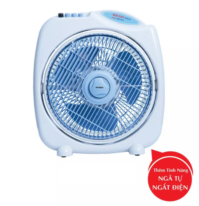 Quạt Bàn Đảo 3 Tấc Senko BD1012 cao cấp - Màu Ngẫu Nhiên - Hàng chính hãng