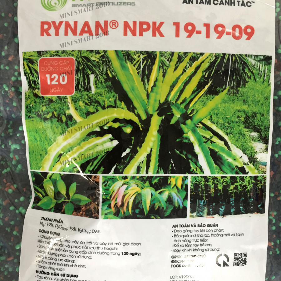 NPK 19-19-09 Cho Cây Con Và Dưỡng Cây Ăn Trái,Cây Có Múi 4 Tháng