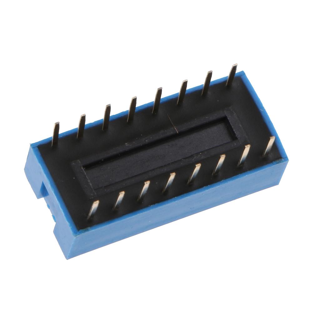 10 Chiếc Xanh Hai Hàng 16 Pin 8 Vị Trí 2.54 Mm DIP Switch 8 P Bit