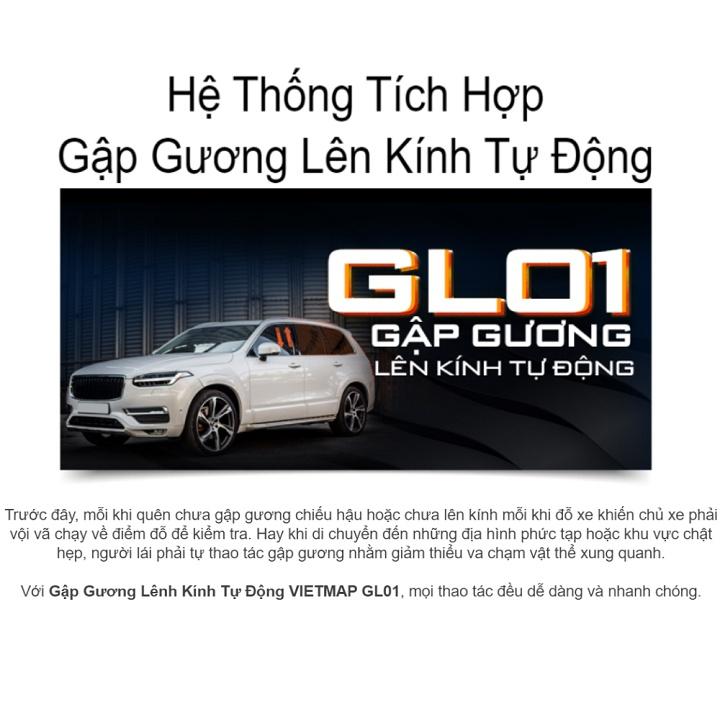 VIETMAP GL01 - Bộ điều khiển gương gập tích hợp nâng hạ kính tự động cắm giắc zin cho Subaru Forester 2020