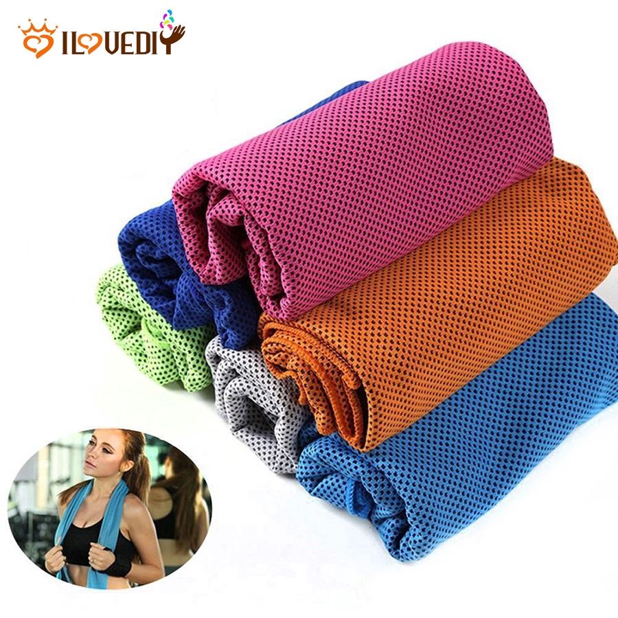 Instant Relief Cooling ice Towel Microfiber Sweat Towel Sports/Fitness/Gym/Yoga