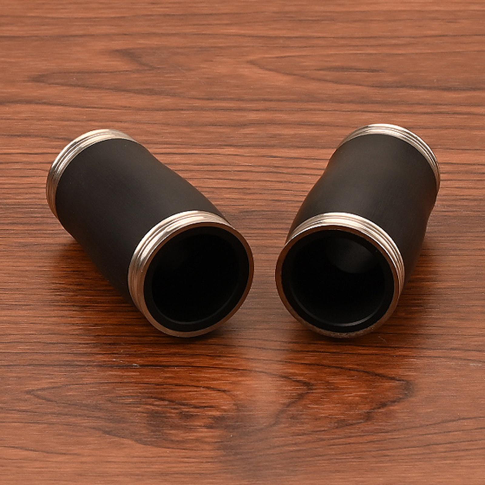 4x Bakelite Clarinet Adjustable Black Tube Tuning Clarinet Tuning Tube for Musical Instrument