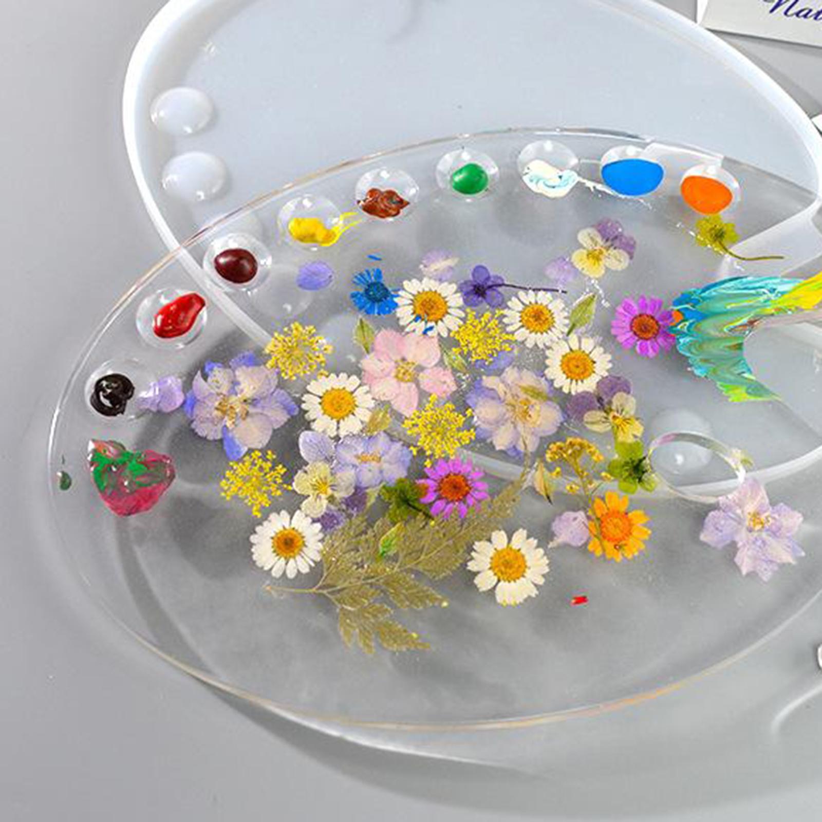 Resin Silicone Molds Palette Paint Tray Epoxy Resin DIY Craft Jewelry Tool
