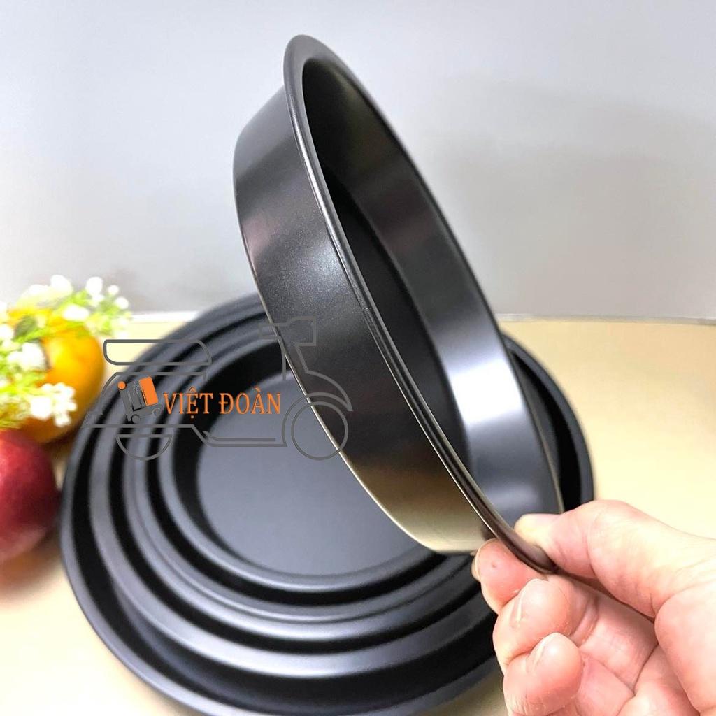 ĐẾ BÁNH PIZZA ,Khuôn bánh PIZZA, KHUÔN nướng bánh - THÉP CARBON Chống Dính cao cấp, có NHIỀU SIZE