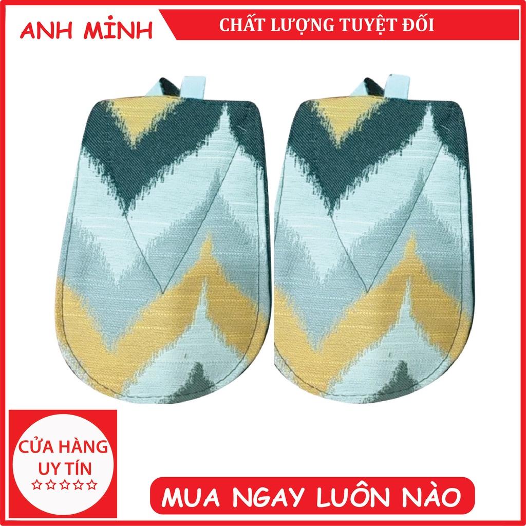 Cặp miếng nhắc nồi/ Bắc bếp bằng vải (giao ngẫu nhiên)