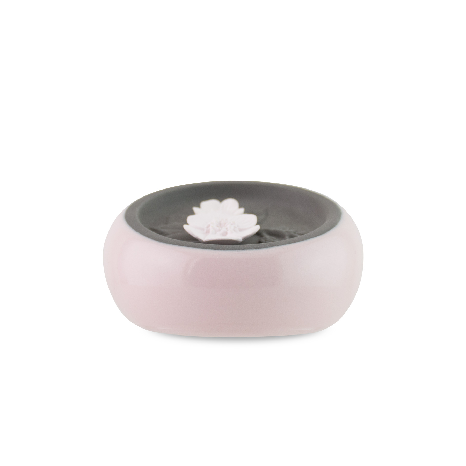 Đất Sét Khuếch Tán Tinh Dầu Cao Cấp Hysses Cherry Blossoms Clay Dùng Để Bàn Hoặc Xe, Có Đệm Chống Trượt Với Hương Cam Bergamot và Hoa Phong Lữ Hữu Cơ Tự Nhiên